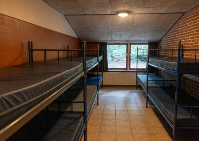 Slaapzaal Kampeerboerderij op de Veluwe. Kampeerboerderij Woudegge